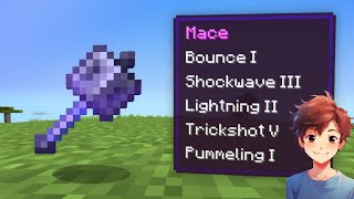 I added Overpowered mace Enchantments  Minecraft 121 AnshuBisht [upl. by Darcie332]