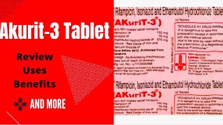 Akurit3 TabletCombipack of Ethambutol Hydrochloride And Isoniazid amp Rifampicin Capsules Review [upl. by Suiramaj]