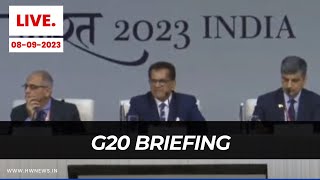 Live G20 Presidency PreSummit Briefing  MEA  Arindam Bagchi  Amitabh Kant  Press Conference [upl. by Aloz]