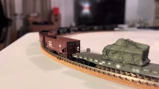 Piko N Scale Whitcomb 65 Ton 65 Tonner Diesel Pull Test on Level Track [upl. by Thgiwd]