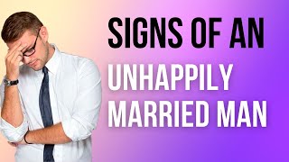 Signs of an unhappily married man [upl. by Karylin]