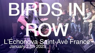 BIRDS IN ROW Live Full Concert 4K  LEchonova Vannes France January 27th 2023 [upl. by Maloy]