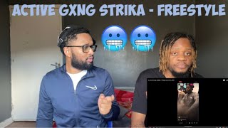 HAZARD🤮  Active Gxng Strika  Jail Freestyle REACTION [upl. by Aratak]