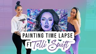 PAINTING TIME LAPSE FT TELLI SWIFT [upl. by Yawnoc723]