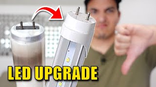 How to Convert Fluorescent Lights to LED [upl. by Ynhoj]