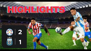 Argentina 1️⃣🆚2️⃣ Paraguay Highlights  2026 World Cup Qualifier [upl. by Akkeber953]