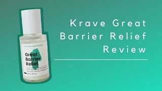 Krave Beauty Great Barrier Relief Review [upl. by Eenel76]