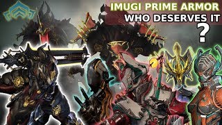 IMUGI PRIME ARMOR SET  WARFRAME [upl. by Ynnub461]