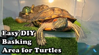 Easy DIY Basking Area for Turtles Step by Step Guide [upl. by Enimrej81]