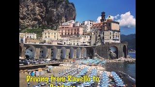 Driving from Ravello to Positano [upl. by Enellek]