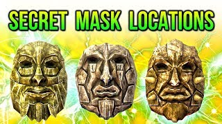 Skyrim Secrets All Mask Armor Locations Forgotten Seasons Guide [upl. by Nnanaej]