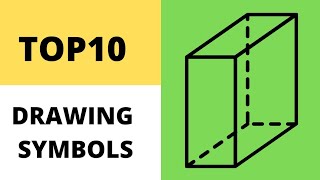 Top 10 drawing symbols most used drawing symbolsengineering drawing symbols [upl. by Couq]