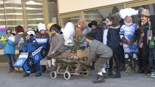 FASCHINGSUMZUG 2015 DER VOLKSSCHULE BAD HOFGASTEIN [upl. by Esaj]