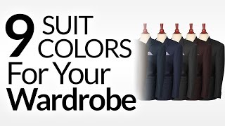 9 Suit Colors A Man Should Consider  Mens Suits amp Color  Suit Colors To Buy In Priority Order [upl. by Iey854]