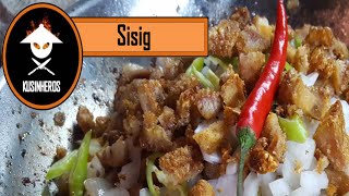 SISIG  Tastiest Ulam at Pulutan  Kusinheros Recipe Version 1 [upl. by Tiffanie663]