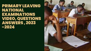 PRIMARY LEAVING NATIONAL EXAMINATIONS VIDEO QUESTIONS ANSWERS  2023 2024 [upl. by Ailecra810]