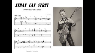 Stray Cat Strut guitar solo by Brian Setzer guitarsolo straycats briansetzer [upl. by Trebbor]