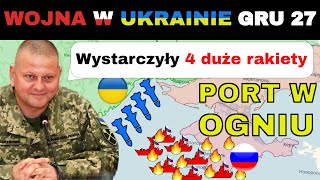 27 GRU FENOMENALNIE Ukraińcy ZNISZCZYLI 20 ROSYJSKIEJ FLOTY CZARNOMORSKIEJ  Wojna w Ukrainie [upl. by Atinad486]