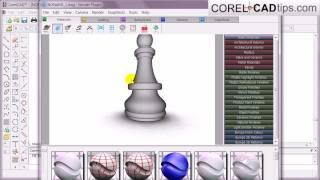 CorelCAD  First look at the 3D revolve feature [upl. by Gilbert306]