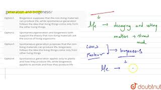 What is the difference between spontaneous generation and biogenesis [upl. by Velda]