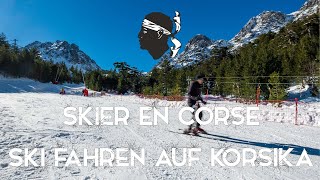 Skier en Corse  Ski fahren auf Korsika [upl. by Leschen]