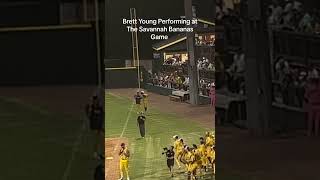 Brett Young performing at The Savannah Bananas game [upl. by Eelynnhoj753]