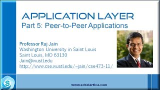 Application Layer PeertoPeer Applications [upl. by Odnala890]