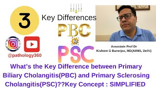 Primary Sclerosing Cholangitis PSC versus Primary Biliary Cholangitis PBC  medicine medicos [upl. by Aset632]