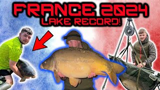 LAKE RECORD in France Langottiere Carp Fishery 2024 [upl. by Siroval390]