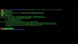 How to Fix AndroRAT ERROR signing failed when Build apk AndroRAT Kalilinux Hackingtutorial [upl. by Mose]