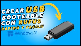 COMO CREAR UNA USB BO0TEABLE DE WINDOWS 11 CON RUFUS  ISO ORIGINAL 2024 [upl. by Arsuy]