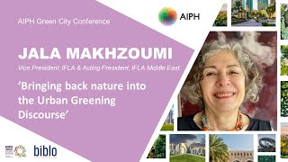 Bringing back nature into the Urban Greening Discourse  Jala Makhzoumi [upl. by Haleeuqa870]