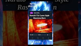 Naruto use Special Lava Style Rasensuriken 💯💯💥💥🔥🔥 [upl. by Dorise]