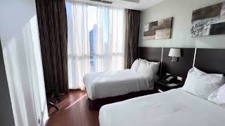 Tour a 2 bedroom suite at Marriott Executive Apartments  Panama City Finisterre [upl. by Mercedes]