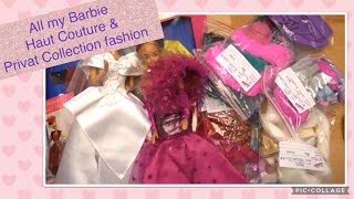 X mas calendar Nr21 My Barbie Haute Couture and Privat collection fashions [upl. by Niletak]