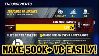 BEST VC METHOD TO USE IN NBA 2K21 HOW TO GET 10000 VC FROM ALL ENDORSEMENTS SAVE UP TO 500K VC [upl. by Eveleen857]