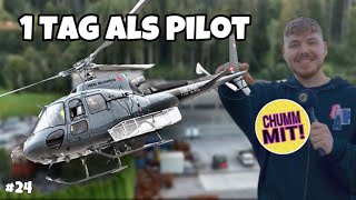 Helikopter Schnupperflug – Ein Tag als Pilot  CHUMM MIT 24 🎥 6feet4 Media [upl. by Analad]