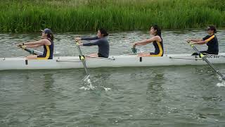 Wolfson W2 Division 5 Wednesday Cambridge May Bumps 2024 slow motion [upl. by Uzia]