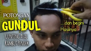 Potong Rambut Orang Botak  Gunting Rambut Botak Style [upl. by Past]