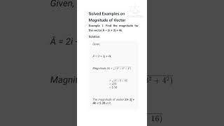 Vector Scalar magnitude neet jee vector physics [upl. by Ramon]