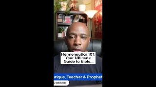 Ultimate Guide to Hermeneutics and Bible Study [upl. by Gaston656]