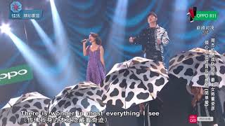 Sing China Season 2 Finals – Joanna Dong duets with Jay Chou《简单爱》 [upl. by Langston291]