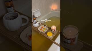 fall self care bath night🤎 selfcare nightroutine aesthetic thatgirl bath skincare asmr [upl. by Malcolm]