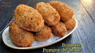 Recette Boulette Pomme de Terre Facile en Kreol 🇲🇺  Spécial Ramadan 2023  Rostone [upl. by Aierbma]