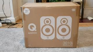 Unboxing Q Acoustics 3010i speakers [upl. by Danby280]