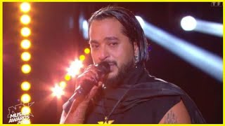 Slimane ému aux larmes  sa déclaration bouleversante à sa fille Esmeralda aux NRJ Music Awards 2024 [upl. by Ahsercal]