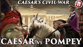 Caesar against Pompey  Great Roman Civil War DOCUMENTARY [upl. by Idnaj]