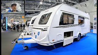 Knaus Südwind SW 540 FDK Caravan Camping travel trailer new model 2024 walkaround  interior K1697 [upl. by Mosora343]