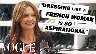 Katie Holmes amp Judith Touitou on French Girl Style the 90s amp Their APC Collab  Vogue [upl. by Asseniv]