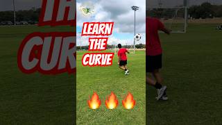 YOU Will Master The Curve Shot After This Video ⚽️🔥soccer [upl. by Nigrom]